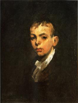 George Wesley Bellows : Head of a Boy aka Gray Boy